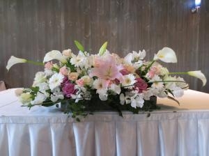 披露宴のお花｜「花の店百花園」　（北海道函館市の花キューピット加盟店 花屋）のブログ